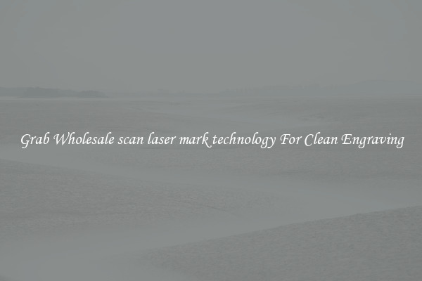 Grab Wholesale scan laser mark technology For Clean Engraving