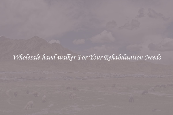 Wholesale hand walker For Your Rehabilitation Needs