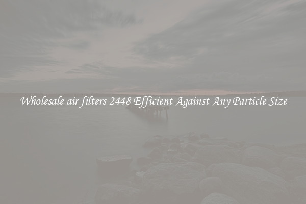 Wholesale air filters 2448 Efficient Against Any Particle Size