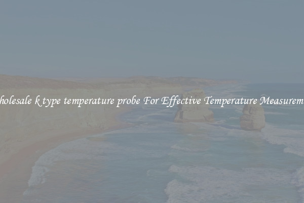 Wholesale k type temperature probe For Effective Temperature Measurement