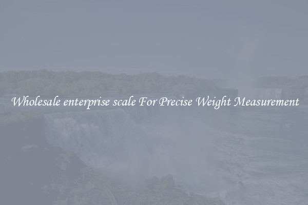 Wholesale enterprise scale For Precise Weight Measurement