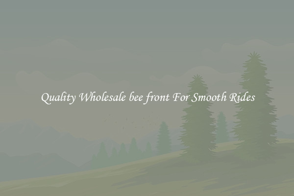 Quality Wholesale bee front For Smooth Rides