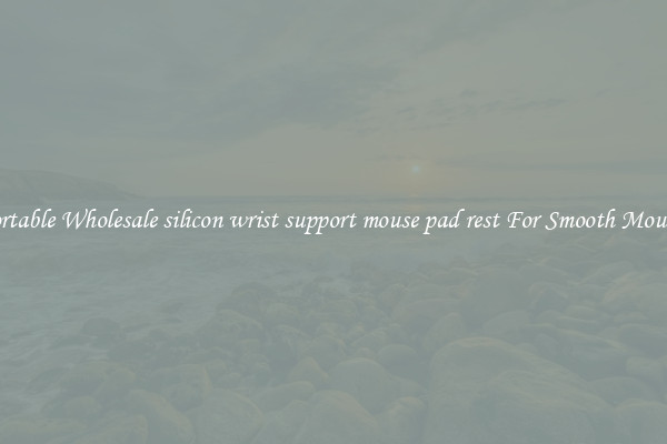 Comfortable Wholesale silicon wrist support mouse pad rest For Smooth Mouse Use
